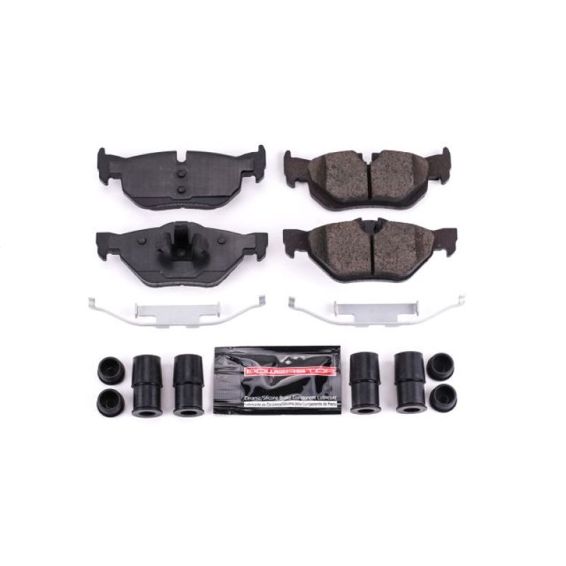 Power Stop 08-13 BMW 128i Rear Z23 Evolution Sport Brake Pads w/Hardware Brake Pads - Performance PowerStop