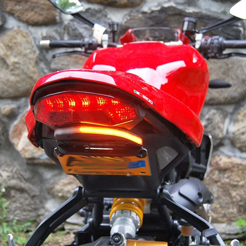 New Rage Cycles 16+ Ducati Monster 1200 R Fender Eliminator Kit Tucked Lights Corner New Rage Cycles