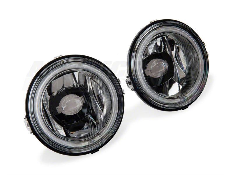 Raxiom 13-14 Ford Mustang GT CCFL Halo Fog Lights- Chrome Headlights Raxiom
