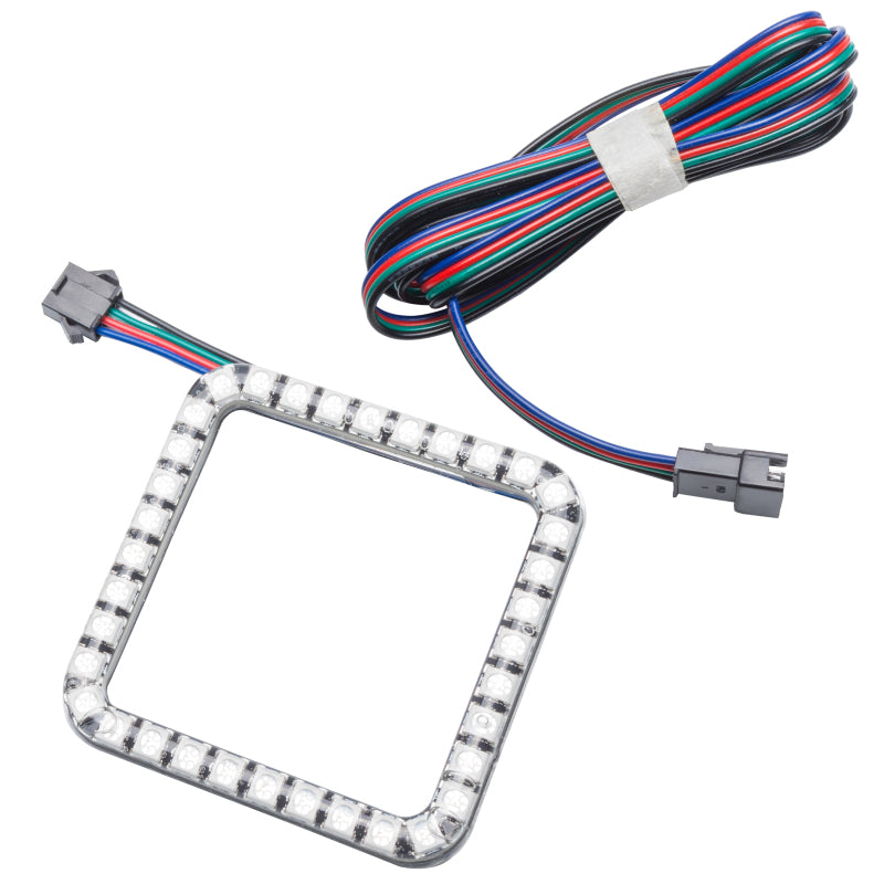 Oracle Off-Road 3in W Square Spotlight with Halo - ColorSHIFT Light Bars & Cubes ORACLE Lighting