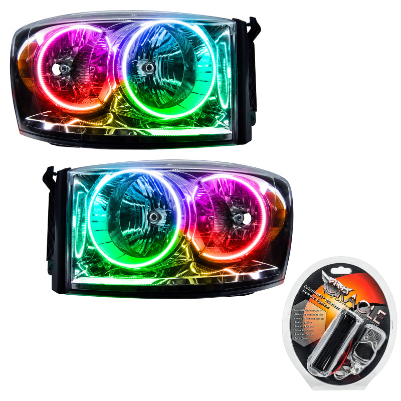 Oracle 07-08 Dodge Ram SMD HL - ColorSHIFT Headlights ORACLE Lighting