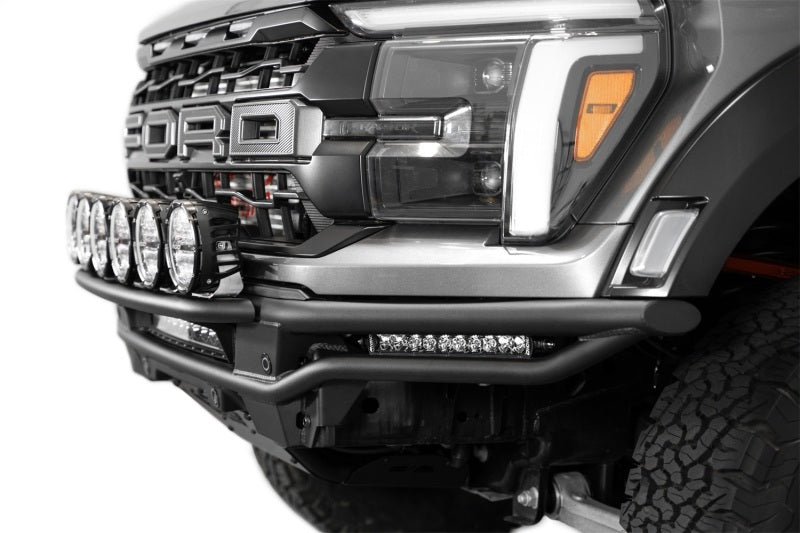 Addictive Desert Designs 2021-2024 Ford F-150 Raptor Race Series Front Bumper Light Hoop Light Mounts Addictive Desert Designs