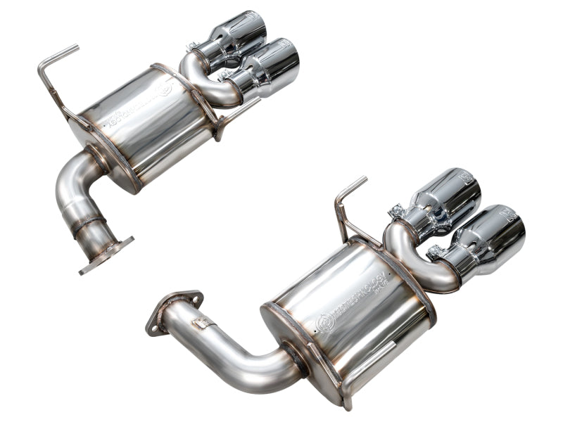 AWE Tuning 22-25 Subaru VB WRX Touring Edition Axle-Back Exhaust - Chrome Silver Tips Axle Back AWE Tuning