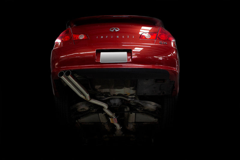 ISR Performance EP (Straight Pipes) Dual Tip Exhaust - 05-06 Infiniti G35 Sedan Catback ISR Performance