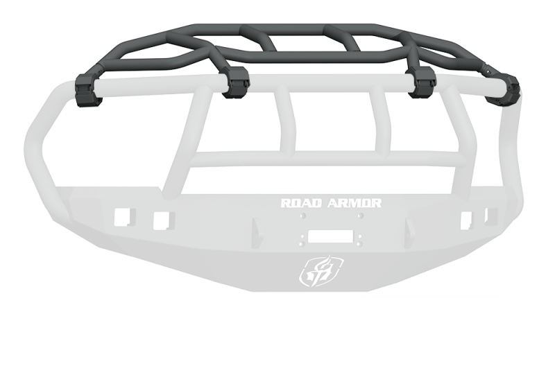 Road Armor 10-18 Ram 1500/2500 Stealth Front Intimidator Guard Only - Tex Blk Bumpers - Steel Road Armor