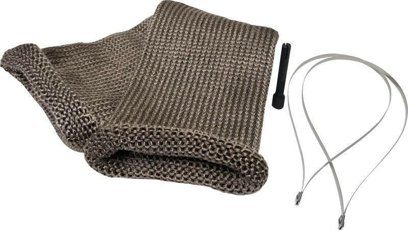 DEI Titanium 4in Knit Exhaust Sleeve - 24in Exhaust Wrap DEI