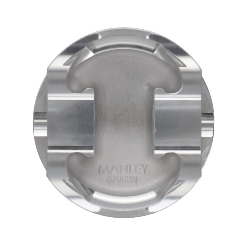 Manley Ford 3.5L Ecoboost 3.642in Bore 1.239in Comp Height -8.5cc Dish Extreme Duty Piston Set Piston Sets - Forged - 6cyl Manley Performance