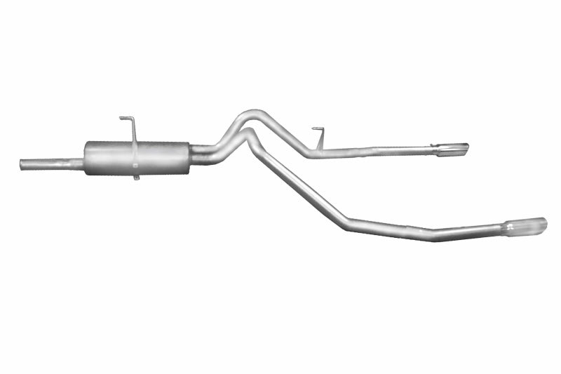 Gibson 03-06 Toyota Tundra SR5 4.7L 2.5in Cat-Back Dual Split Exhaust - Aluminized Catback Gibson