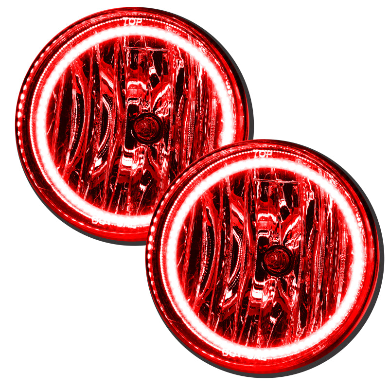 Oracle Lighting 07-14 GMC Sierra Pre-Assembled LED Halo Fog Lights -Red Fog Lights ORACLE Lighting