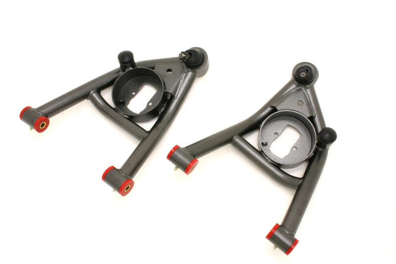 BMR 64-72 A-Body Non-Adj. Lower A-Arms (Polyurethane) - Black Hammertone Control Arms BMR Suspension