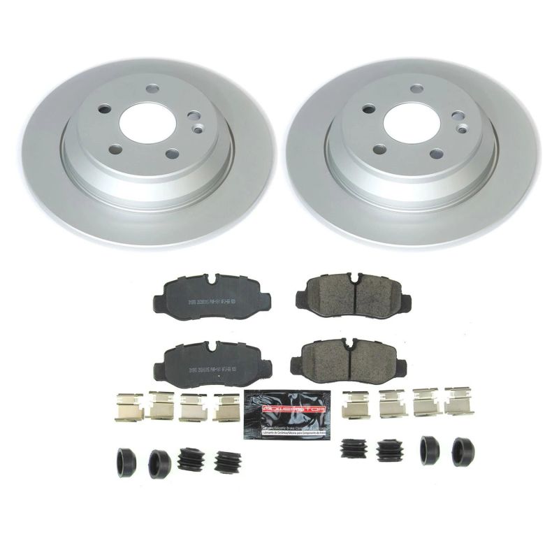 Power Stop 16-19 Mercedes-Benz Metris Rear Z17 Evolution Geomet Coated Brake Kit Brake Kits - Performance Blank PowerStop