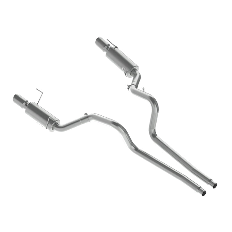 MBRP 05-09 Ford Shelby GT500 / GT Dual Split Rear Street Version 4in Tips T409 Exhaust System Catback MBRP