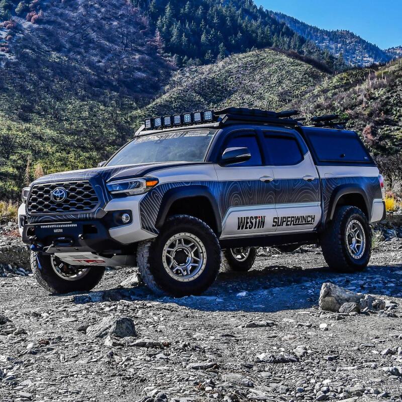 Westin EXP Truck Cap COMPLETE KIT A + BS (16-23 Toyota Tacoma 5.2ft. Bed) Bed Caps Westin