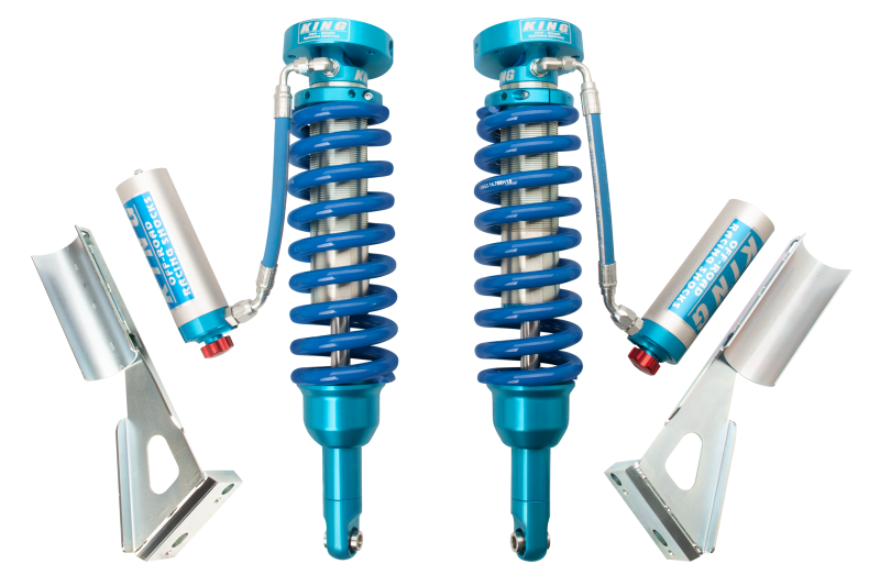 King Shocks 2005+ Toyota Tacoma (6 Lug) Front 2.5 Dia Remote Res Coilover w/Adjuster (Pair) Coilovers King Shocks