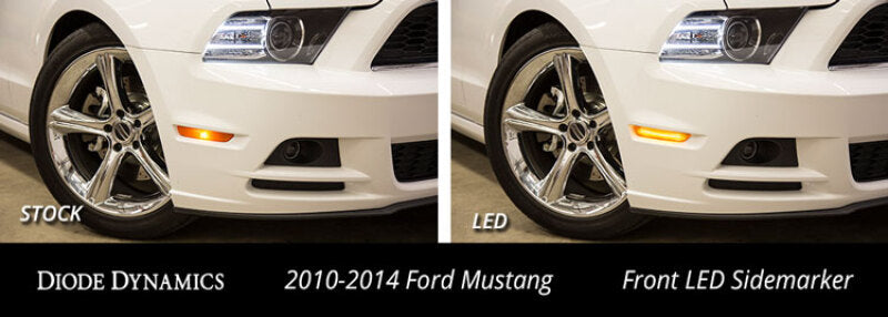 Diode Dynamics Mustang 2010 LED Sidemarkers - Amber/ - Red Set Light Accessories and Wiring Diode Dynamics