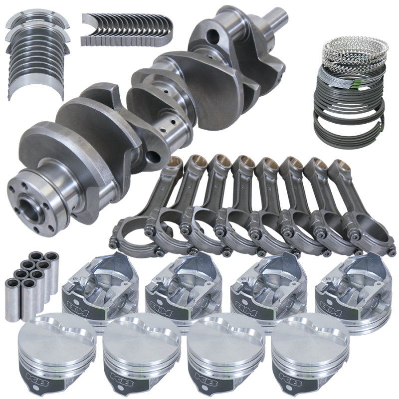 Eagle Ford 351W 4.000in Crank 6.200in I-Beam Rods -6.5cc Flat Top 4.040in Pistons Rotating Assembly Rotating Assemblies Eagle