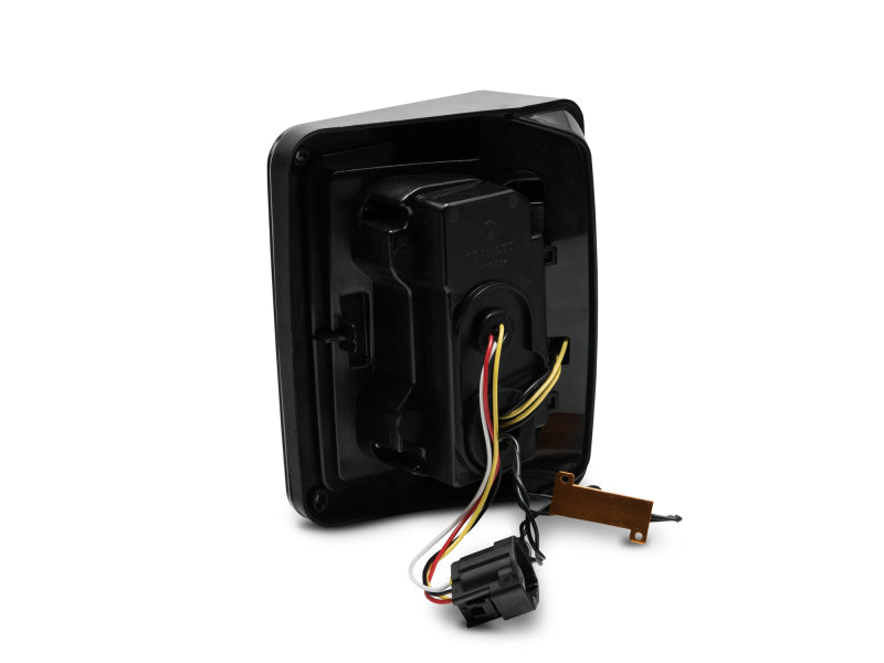 Raxiom 07-18 Jeep Wrangler JK Axial Series Vision LED Tail Lights- Black Housing (Smoked Lens) Tail Lights Raxiom