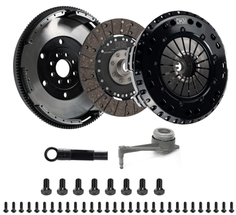DKM Clutch 2.0 VW/Audi A3 TSI 8 Bolt Motor MS Twin Disc Clutch w/Steel Flywheel (660 ft/lbs Torque) Clutch Kits - Multi DKM Clutch