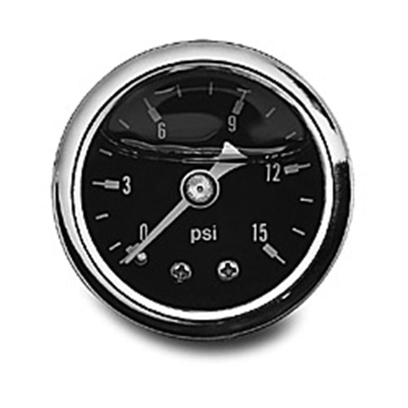 Russell Performance 15 psi fuel pressure gauge (Liquid-filled) Gauges Russell