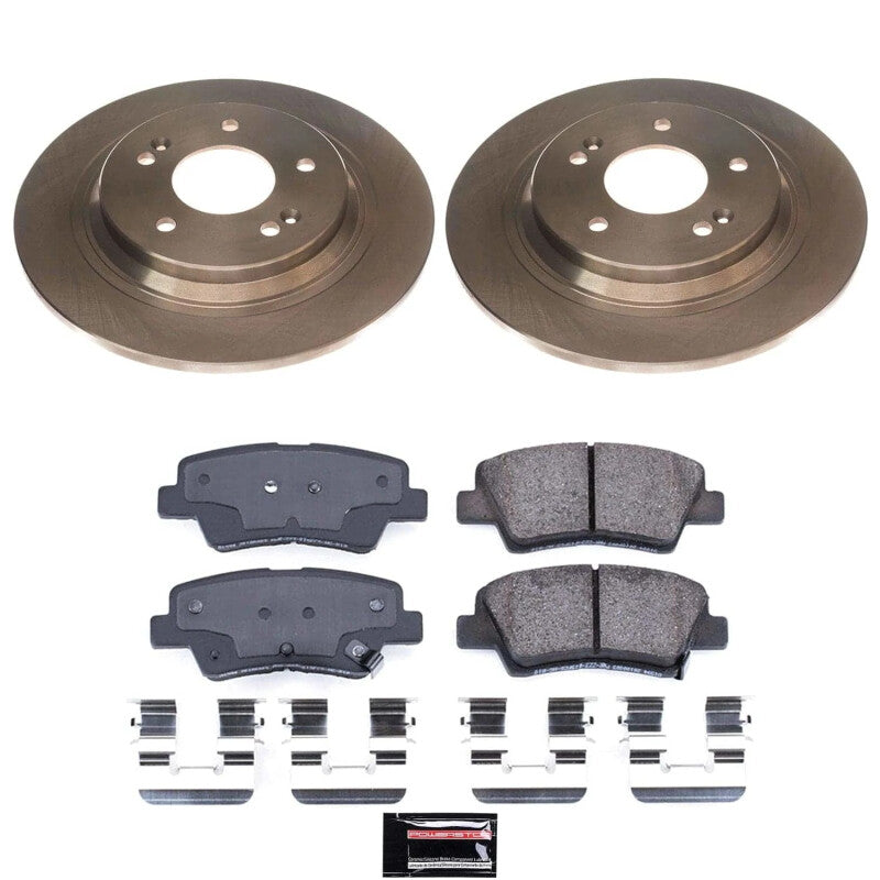 Power Stop 22-23 Hyundai Kona Rear Autospecialty Brake Kit Brake Kits - OE PowerStop