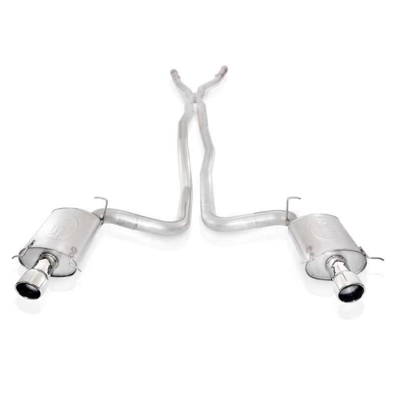 Stainless Works 2004-07 Cadillac CTS-V 3in Exhaust X-Pipe Chambered Mufflers High-Flow Cats 4in Tips Catback Stainless Works