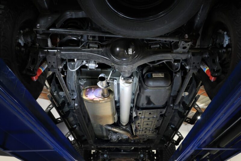 aFe ROCK BASHER Axle-Back Exhaust System Toyota Tacoma 24-25 L4-2.4L (t) Axle Back aFe