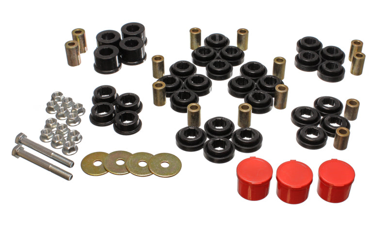 Energy Suspension Chrysler/Dodge Red Rear End Control Arm Bushing Set (Non SRT Models) Bushing Kits Energy Suspension