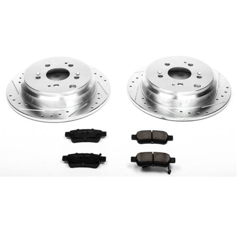 Power Stop 05-10 Honda Odyssey Rear Z23 Evolution Sport Brake Kit Brake Kits - Performance D&S PowerStop