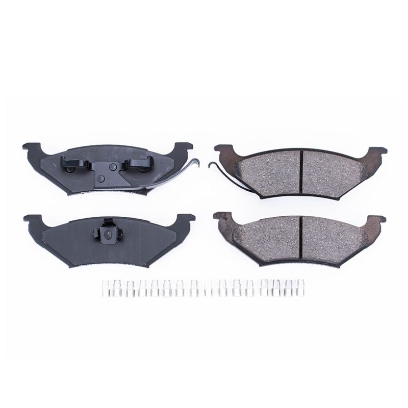 Power Stop 92-95 Ford Crown Victoria Rear Z17 Evolution Ceramic Brake Pads w/Hardware Brake Pads - OE PowerStop