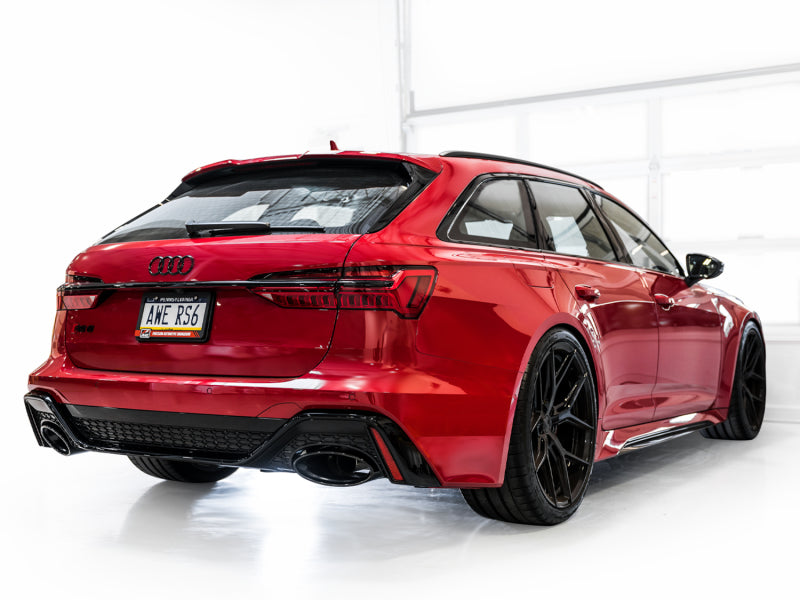 AWE Tuning 21-23 Audi C8 RS6/RS7 SwitchPath Cat-back Exhaust - Diamond Black Tips Catback AWE Tuning