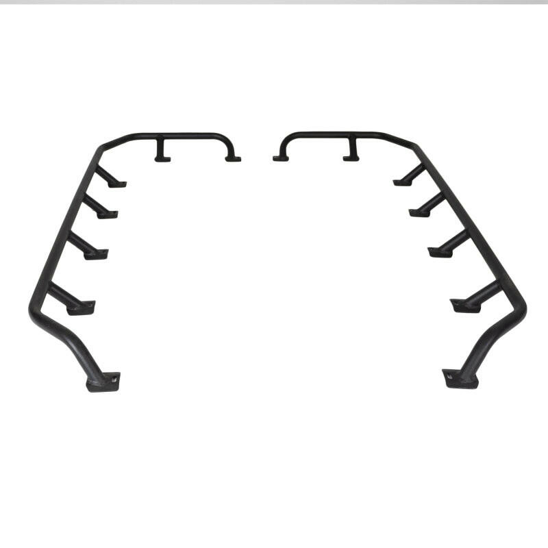 Go Rhino SRM300 Tri-Rail Kit (For 60x40in. Rack) - Tex. Blk (Rails ONLY - Req. Platform) Roof Baskets Go Rhino