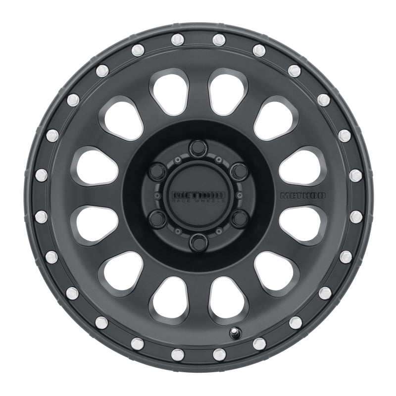 Method MR315 17x8.5 0mm Offset 6x120 67mm CB Matte Black Wheel Wheels - Cast Method Wheels