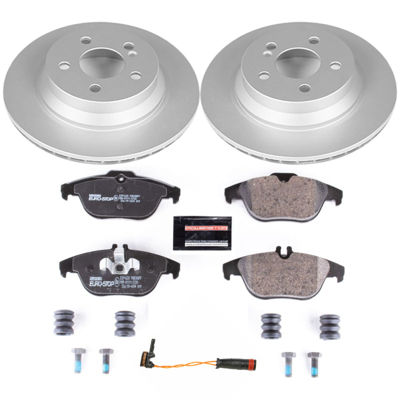 Power Stop 13-15 Mercedes-Benz GLK250 Rear Euro-Stop Brake Kit Brake Kits - OE PowerStop