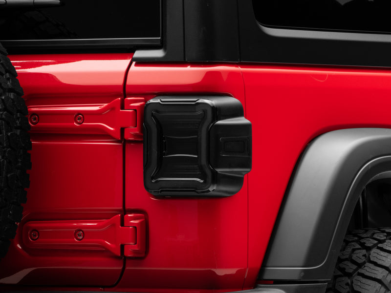 Raxiom 18-22 Jeep Wrangler JL LED Tail Lights- Black Housing (Smoked Lens) Tail Lights Raxiom