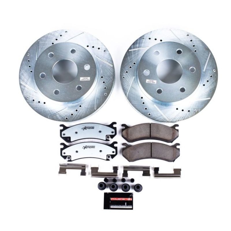 Power Stop 02-06 Cadillac Escalade Front Z36 Truck & Tow Brake Kit Brake Kits - Performance D&S PowerStop