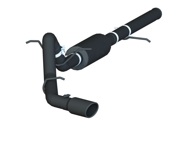 MBRP 14-17 Chevrolet Silverado 1500 4.3/5.3L 3in Cat Back Single Side Exit Black Exhaust Catback MBRP