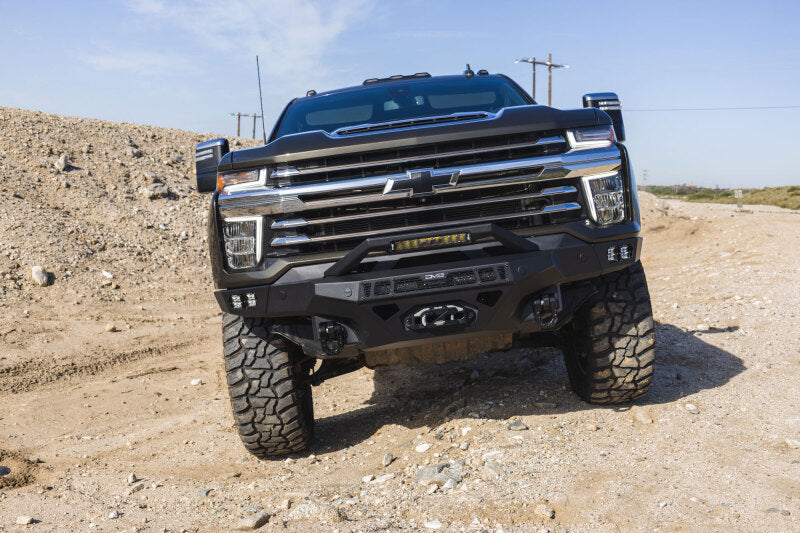 DV8 Offroad 20-23 Chevrolet Silverado 2500/3500 Spec Series Front Bumper w/ Winch Bumpers - Steel DV8 Offroad