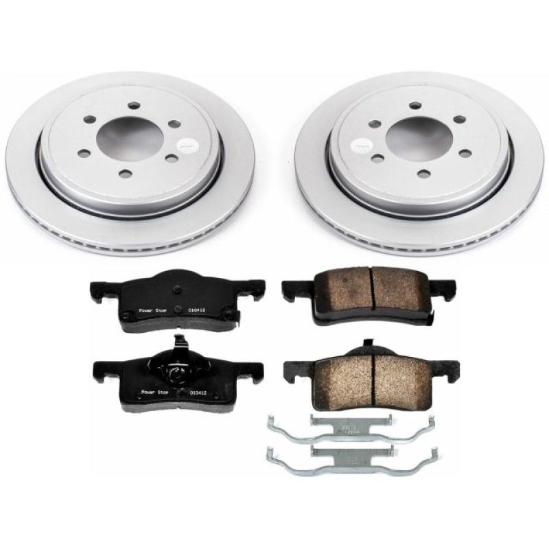 Power Stop 02-06 Ford Expedition Rear Z17 Evolution Geomet Coated Brake Kit Brake Kits - Performance Blank PowerStop