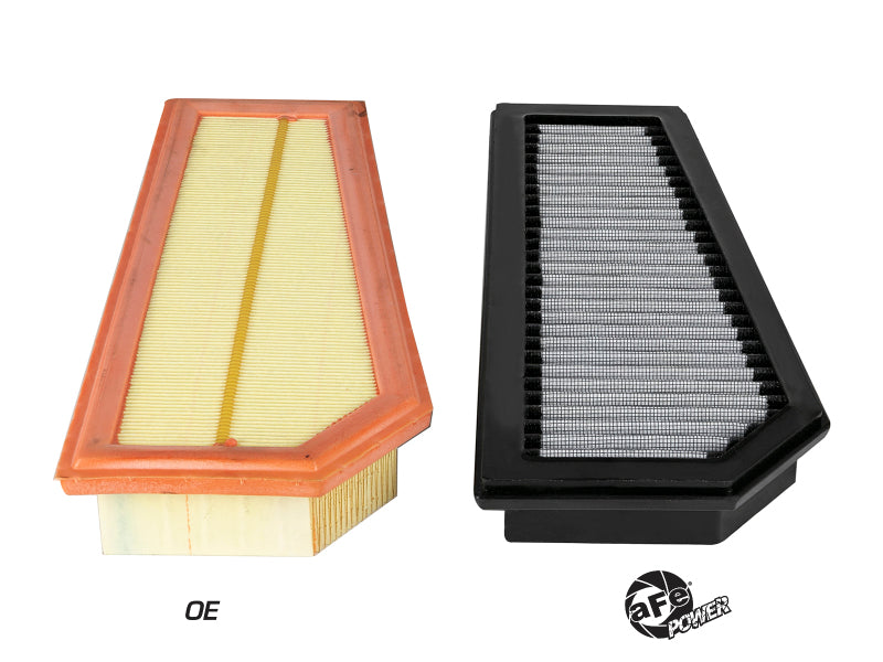 aFe Magnum FLOW OE Replacement Filter w/ Pro Dry S Media 12-15 Mercedes-Benz C250 L4-1.8L Air Filters - Direct Fit aFe