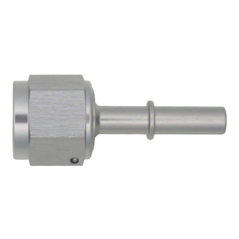 DeatschWerks 8AN Female Flare Swivel to 5/16in Male EFI Quick Disconnect - Anodized DW Titanium Fuel Components Misc DeatschWerks