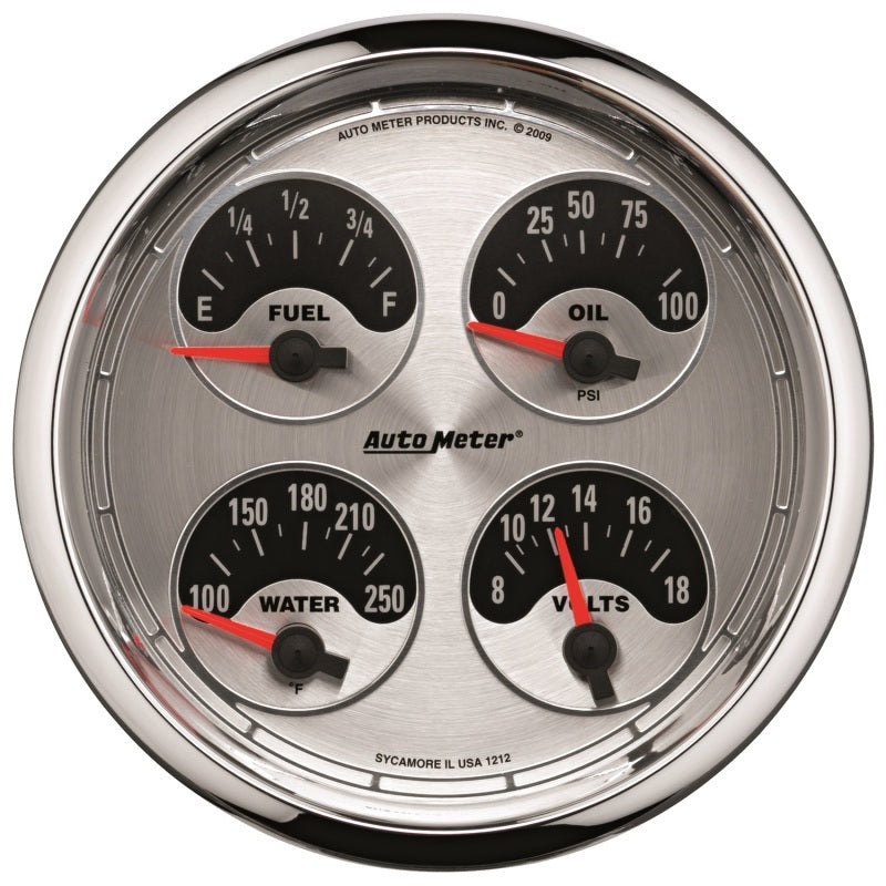 Autometer 5inch Kit Box - Tach Speedo Combo / Oil Pressure / Water Temp / Volt / Fuel Leve Gauges AutoMeter