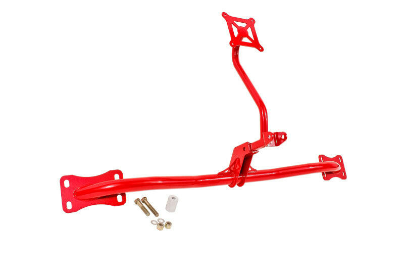 BMR 05-14 S197 Mustang Bolt-On Parachute Mount - Red Brackets BMR Suspension