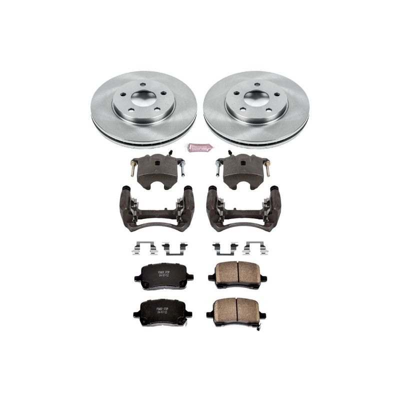 Power Stop 04-08 Chevrolet Malibu Front Autospecialty Brake Kit w/Calipers Brake Kits - OE PowerStop