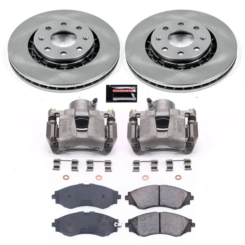 Power Stop 04-11 Chevrolet Aveo Front Autospecialty Brake Kit w/Calipers Brake Kits - OE PowerStop