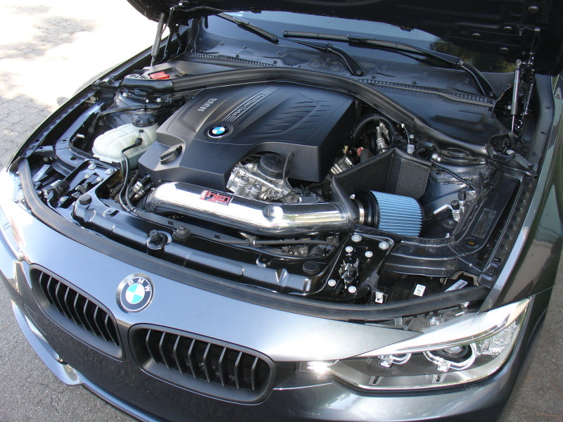 Injen 12-13 BMW 335i (N55) 3.0L L6 (turbo) AUTO TRANS ONLY Wrinkle Black Short Ram Intake w/ MR Tech Cold Air Intakes Injen