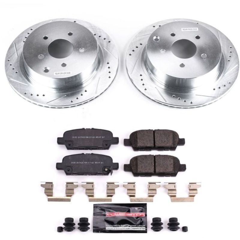 Power Stop 18-19 Infiniti Q50 Rear Z23 Evolution Sport Brake Kit Brake Kits - Performance D&S PowerStop