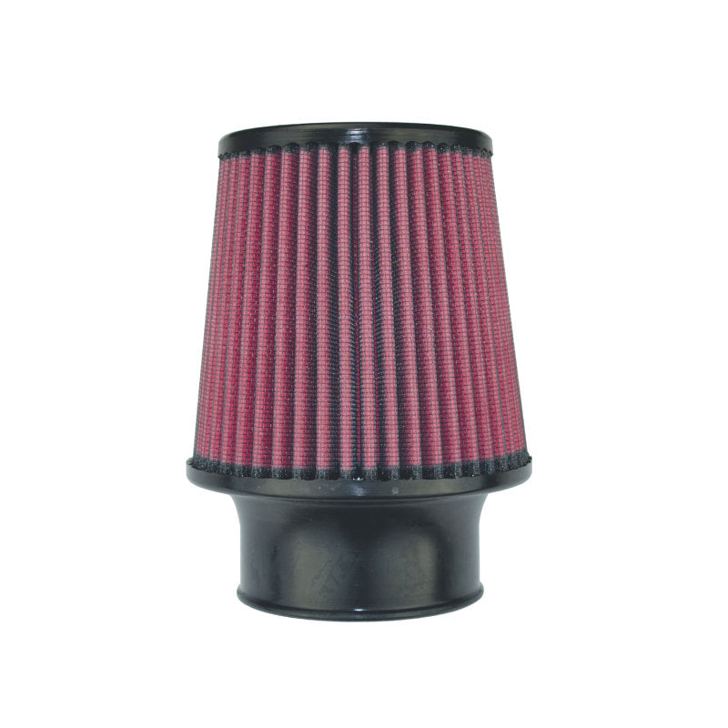 Injen High Performance Air Filter - 3.00 Black Filter 6 Base / 5 Tall / 4 Top - 45 Pleat Air Filters - Drop In Injen