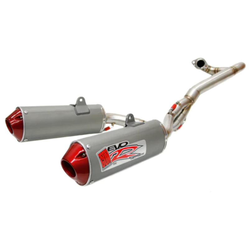 Big Gun 13-14 Honda CRF 450R EVO R Series Dual Full Syst Exhaust Powersports Exhausts Big Gun