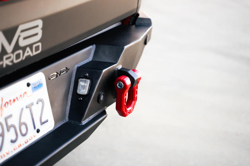 DV8 Offroad Elite Series D-Ring Shackles - Pair (Red) Bumper Accessories DV8 Offroad