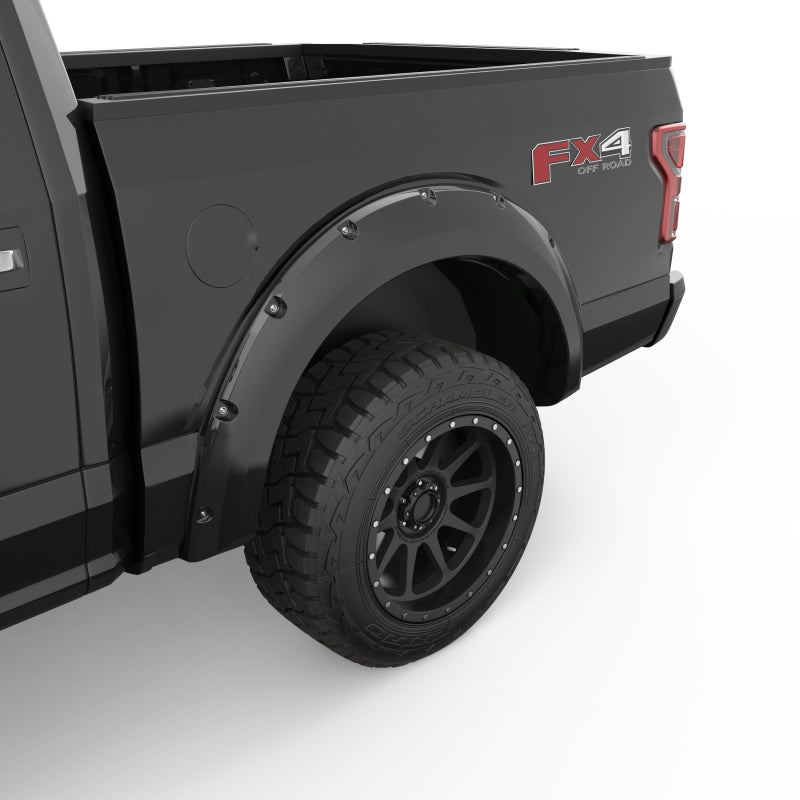 EGR 2018 Ford F150 Bolt-On Look Color Match Fender Flares - Set - Shadow Black Fender Flares EGR